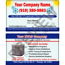 HVAC Business Card #9